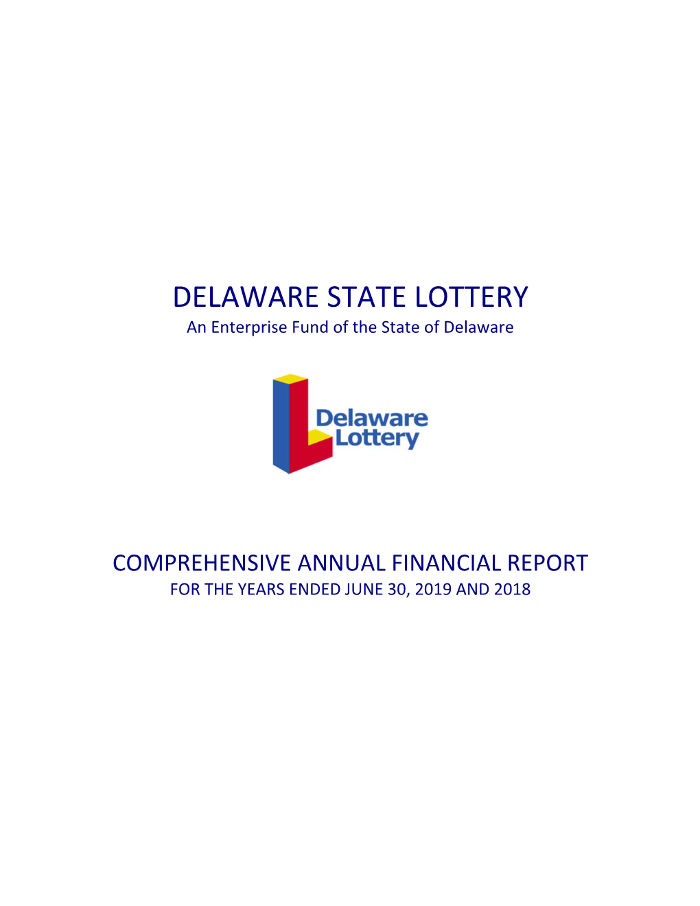 Delaware State Lottery Comprehensive Annual Report