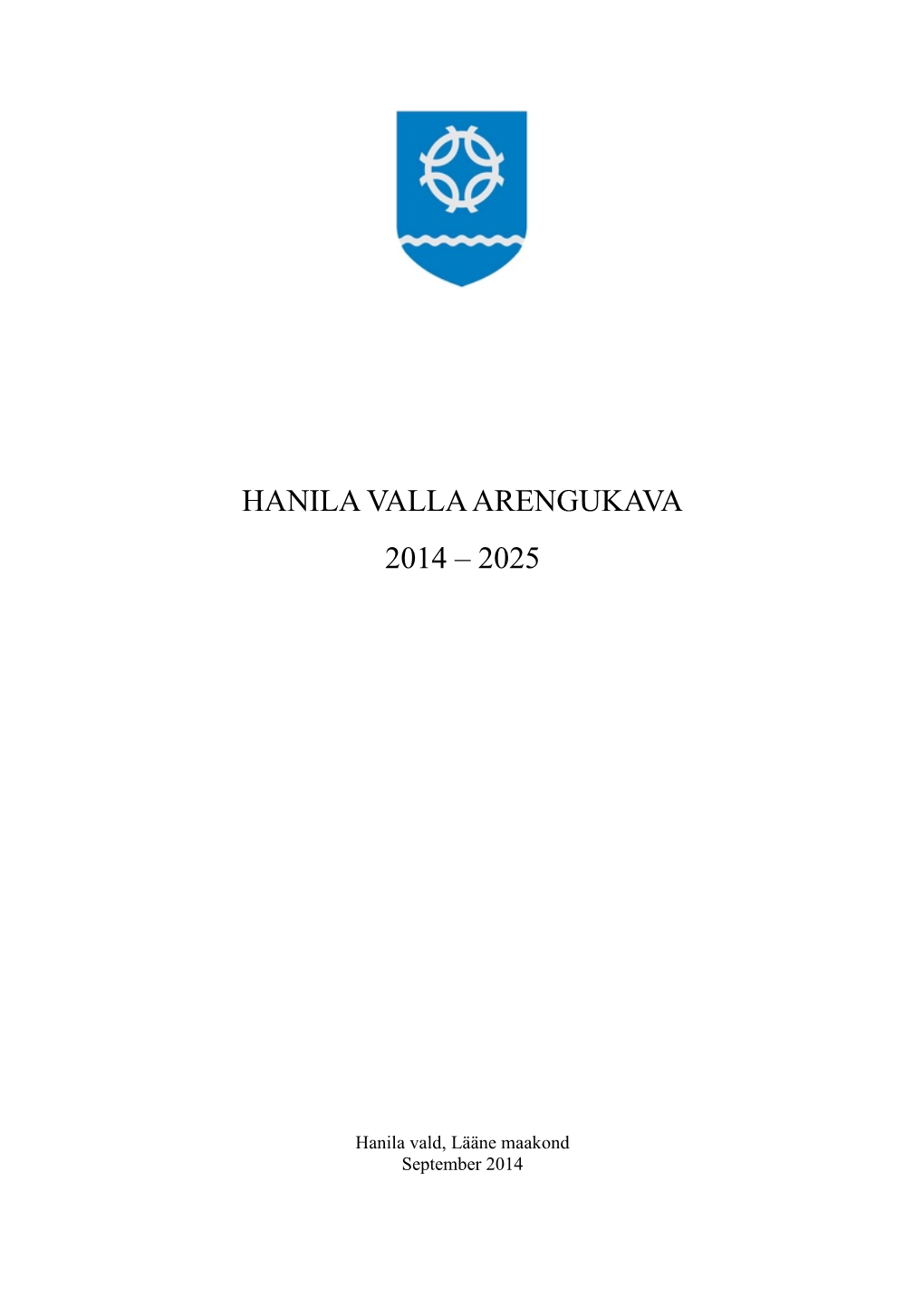 Hanila Valla Arengukava 2014 – 2025