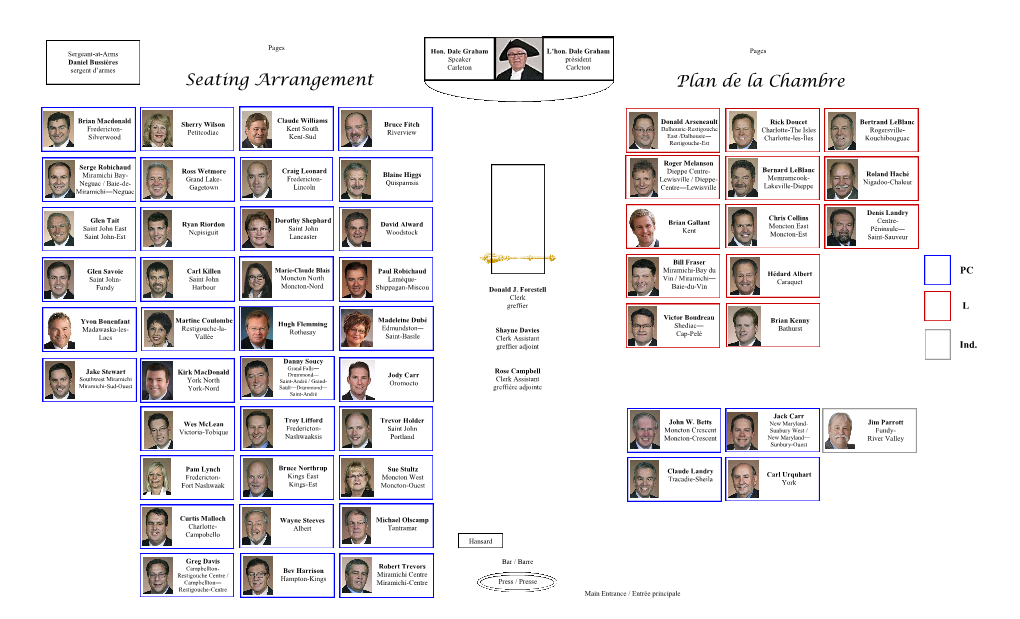 Seating Arrangement Plan De La Chambre