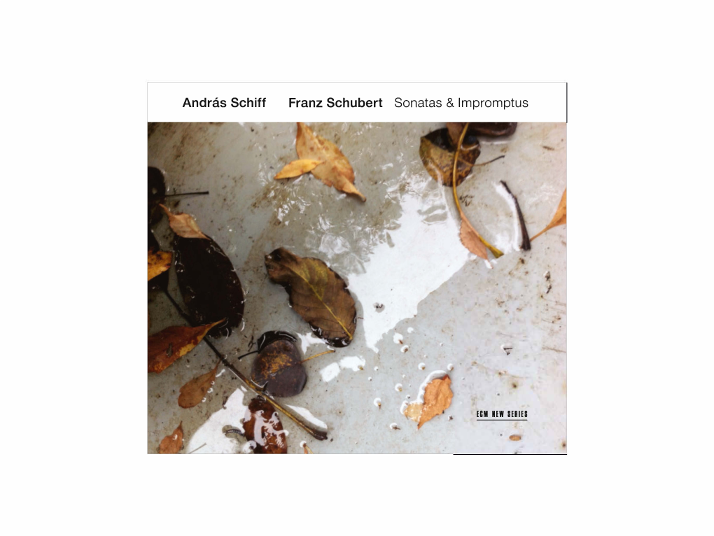 Andras Schiff Franz Schubert Sonatas & Impromptus