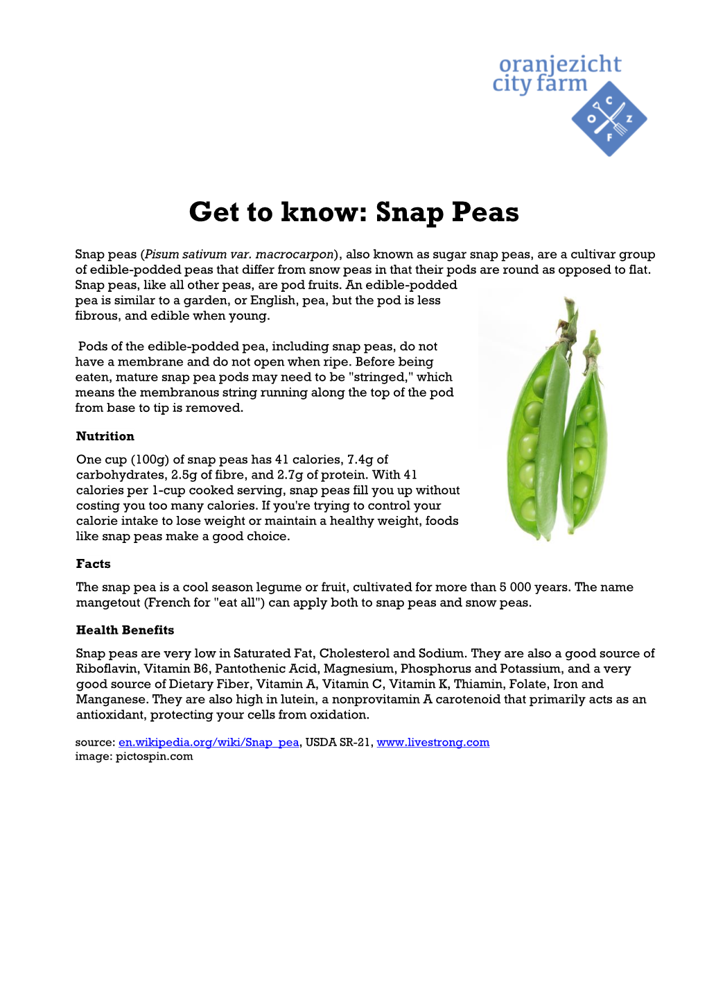 Get to Know: Snap Peas