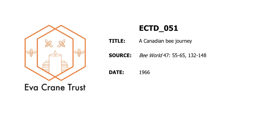 Canadian Bee Journey