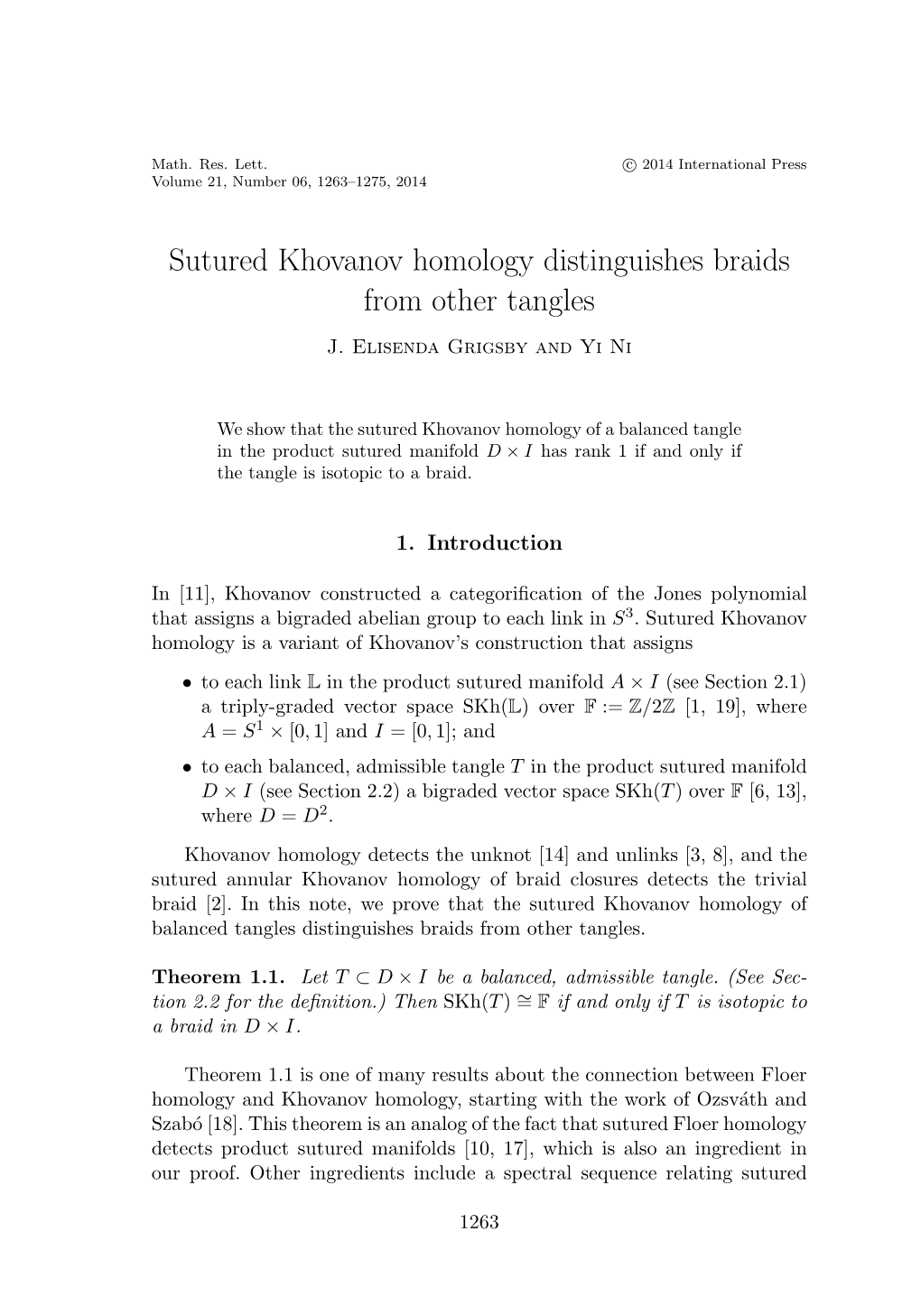 Sutured Khovanov Homology Distinguishes Braids from Other Tangles J