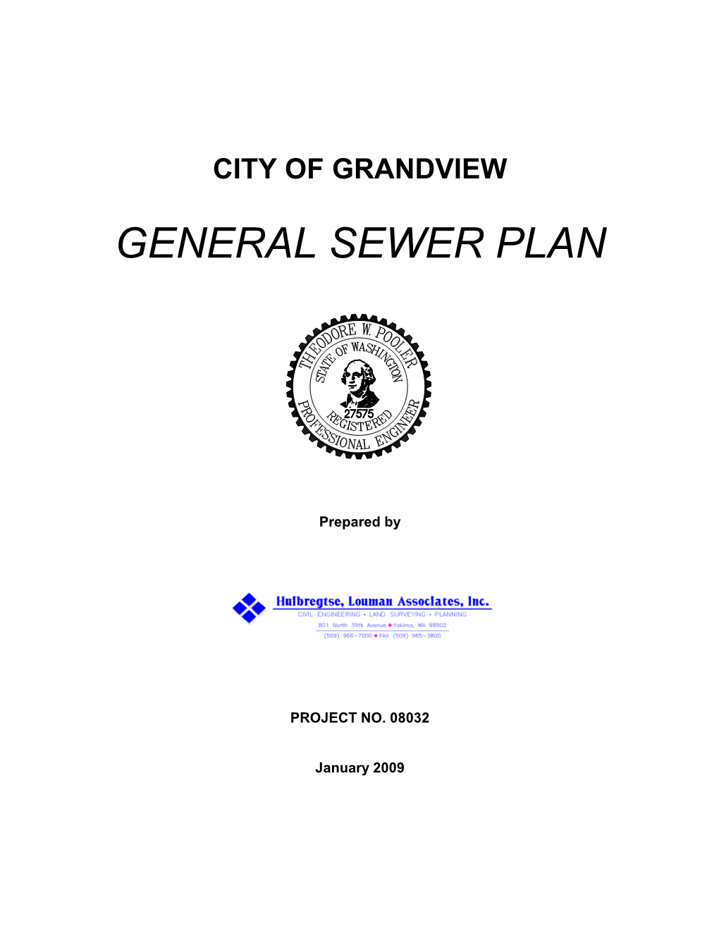 General Sewer Plan