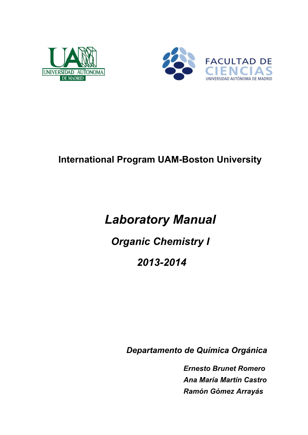 Laboratory Manual