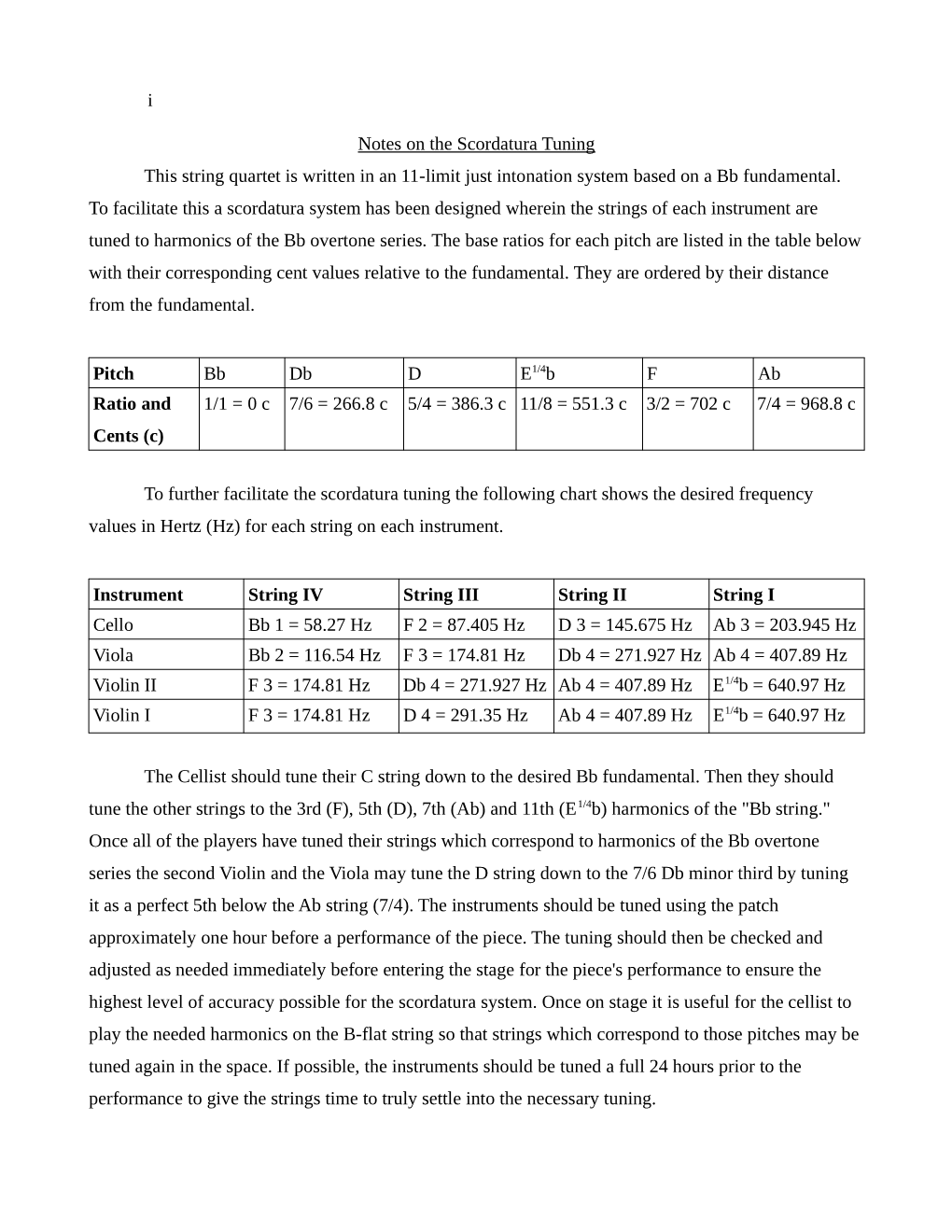 String Quartet 2 Notes.Odt