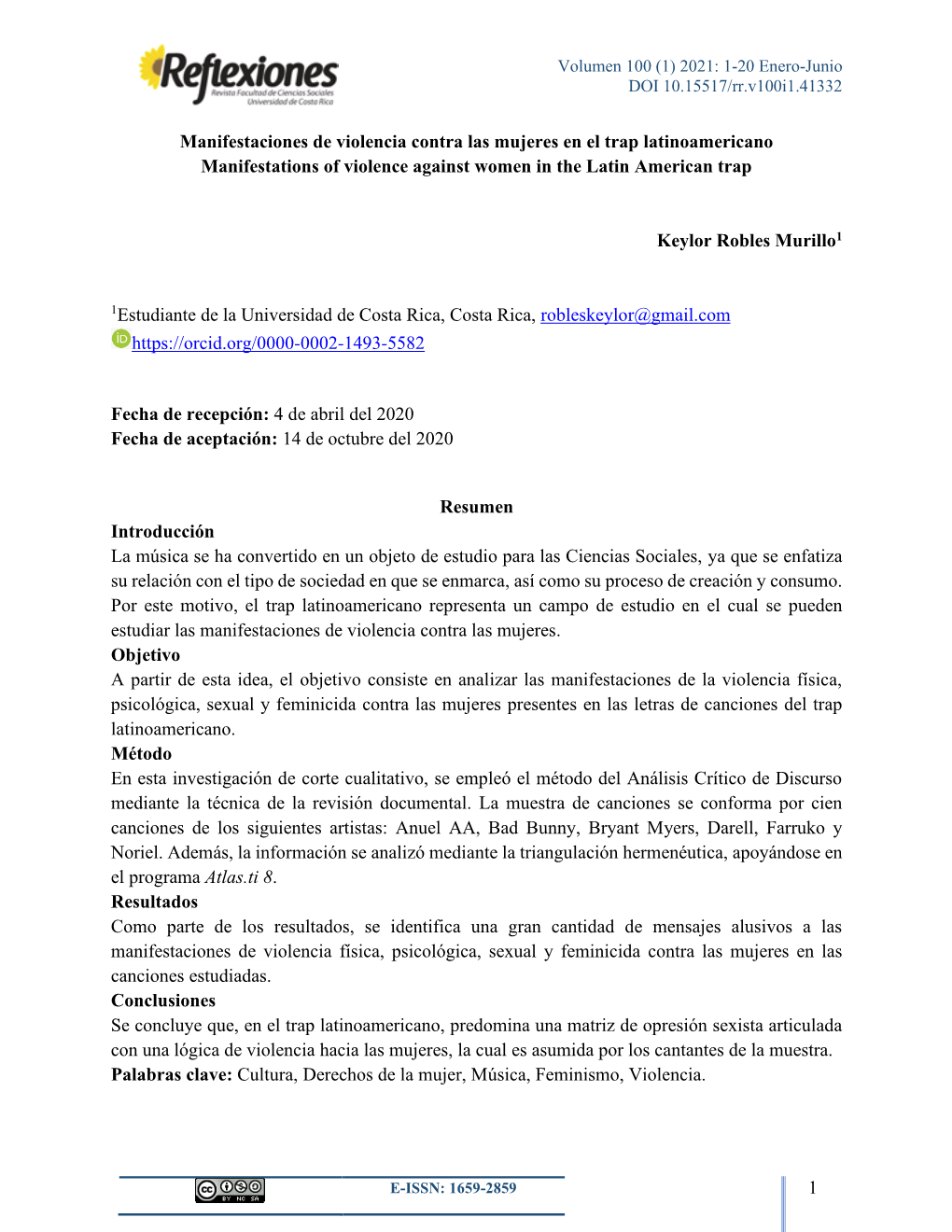 1 Manifestaciones De Violencia Contra Las Mujeres En El Trap