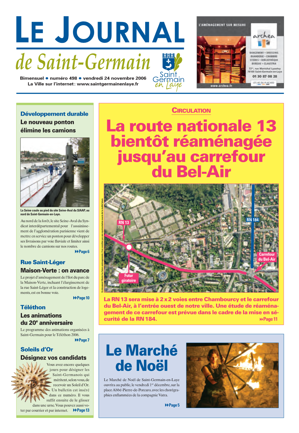 La Route Nationale 13 Bientôt Réaménagée Jusqu'au Carrefour Du