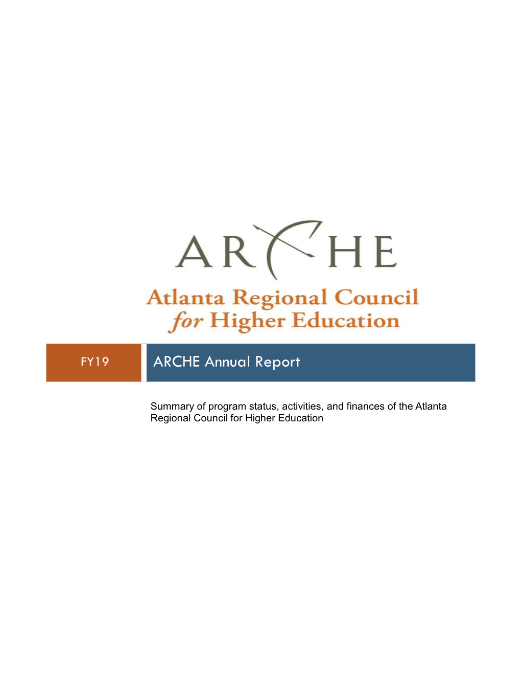 ARCHE Annual Report