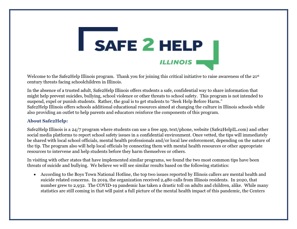 Safe2helpil Toolkit