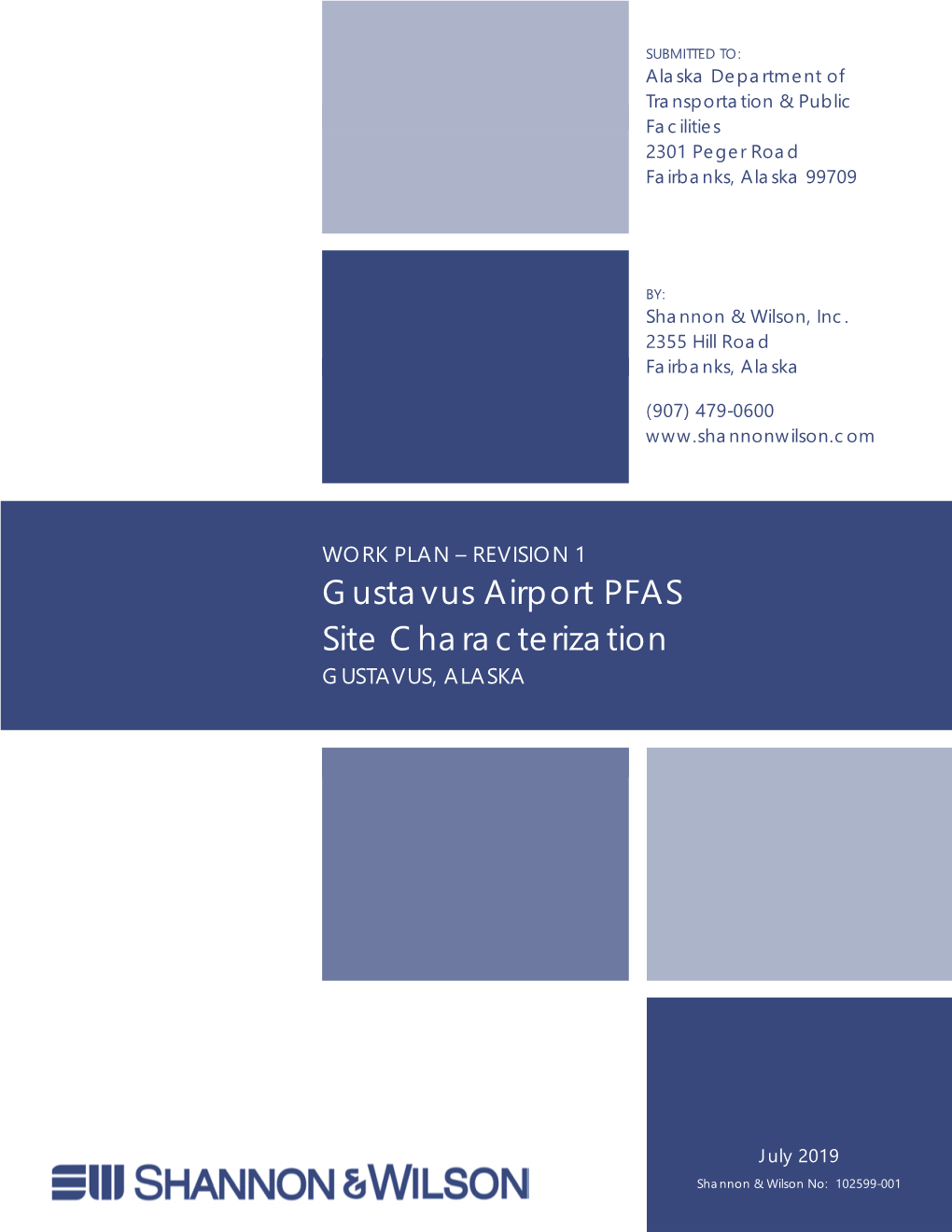 Gustavus Airport PFAS Site Characterization GUSTAVUS, ALASKA