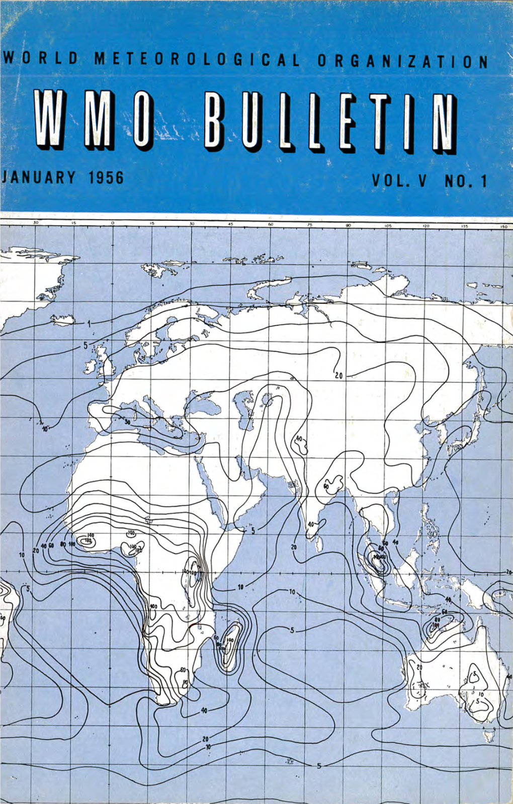 January 1956 1956 WMO Bulletin January 1956