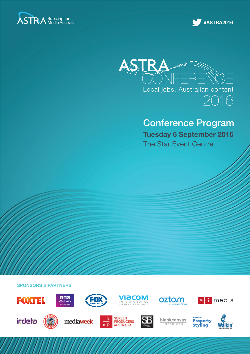 Conference Program Tuesday 6 September 2016 the Star Event Centre
