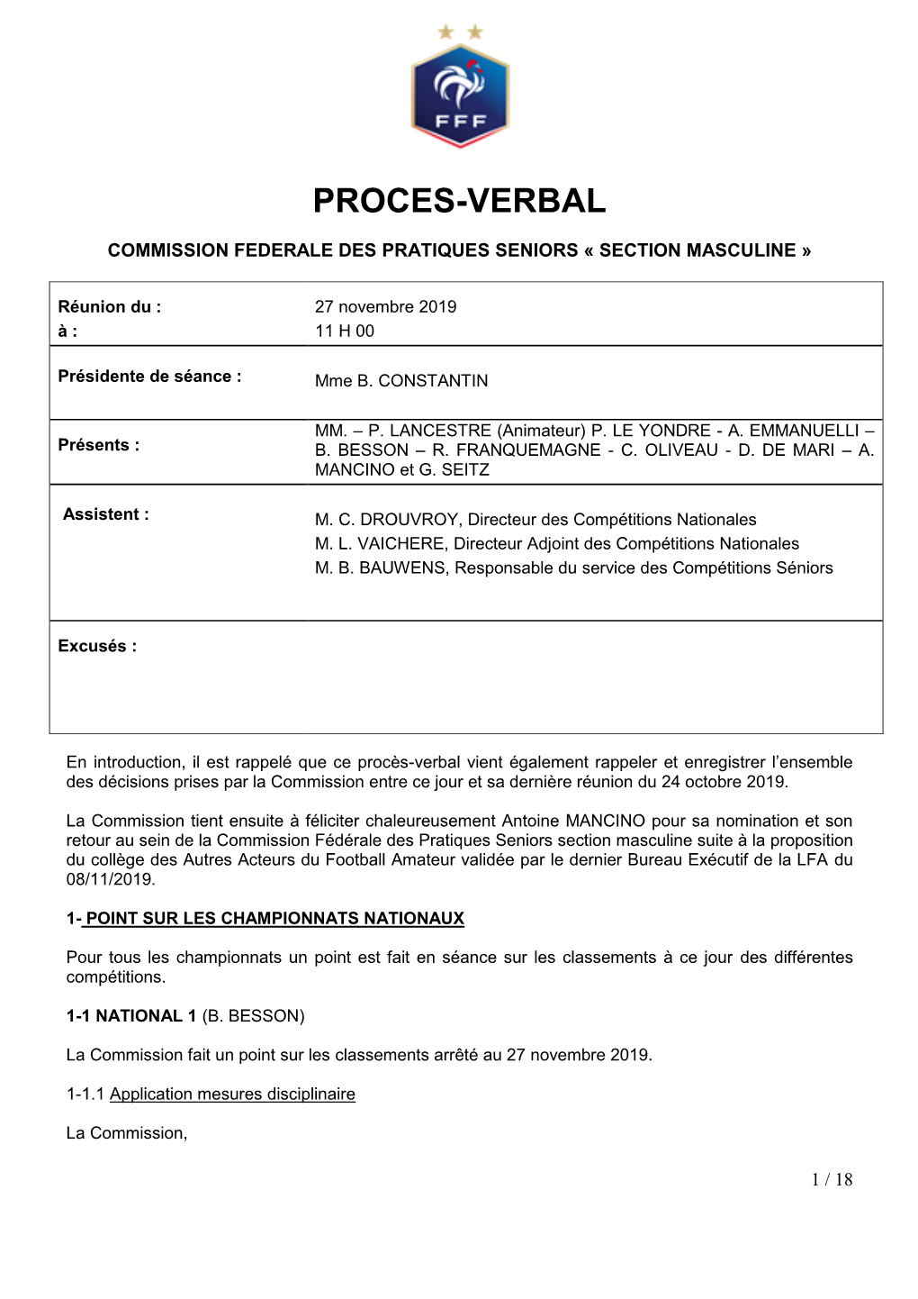 Proces-Verbal