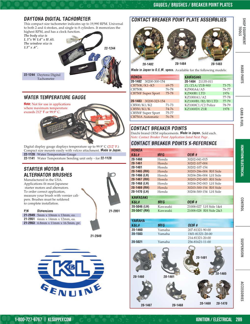 CONTACT BREAKER POINTS Daichi Brand OEM Replacements