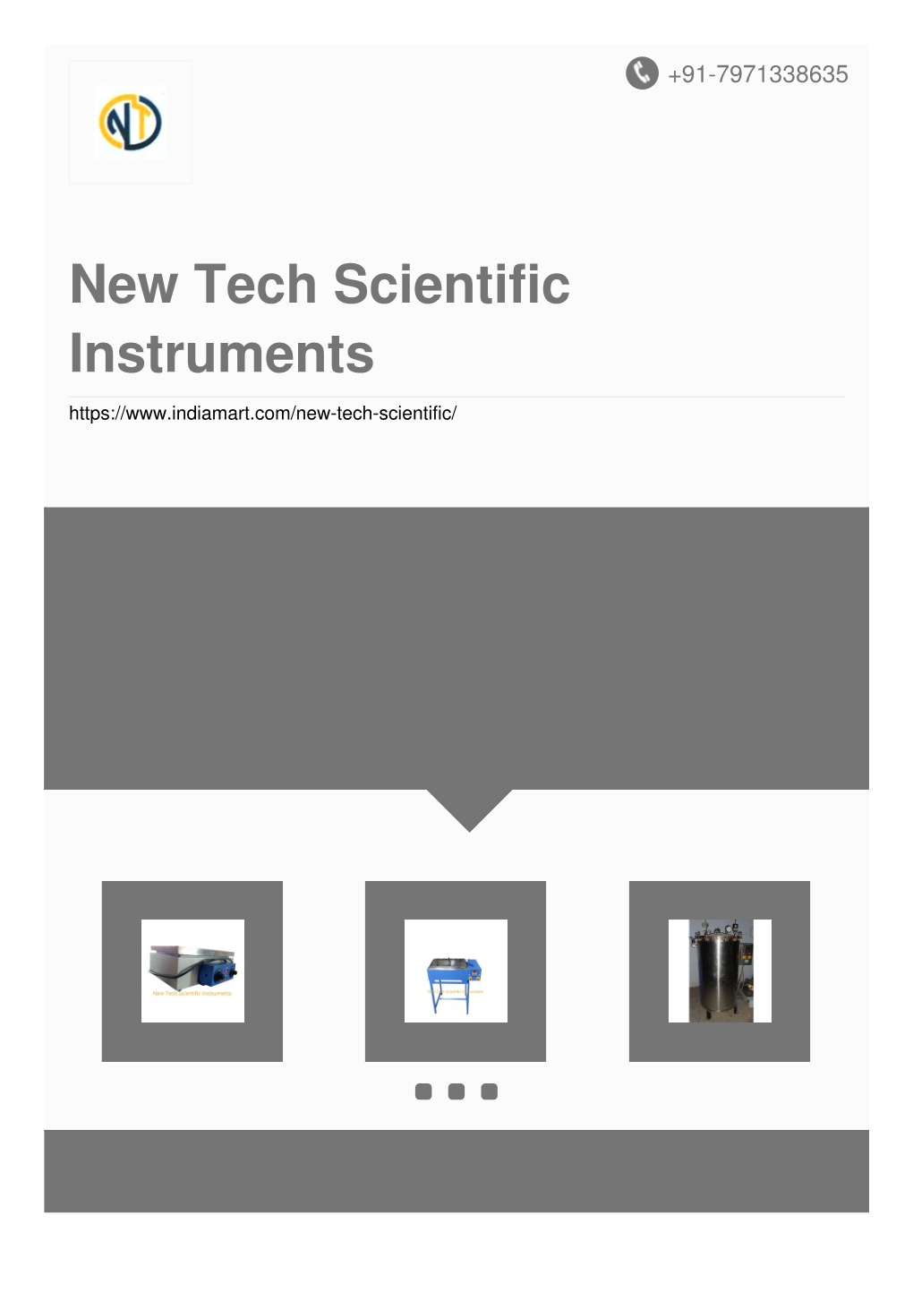 New Tech Scientific Instruments About Us