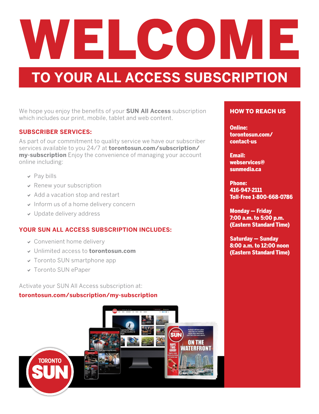 To Your All Access Subscription