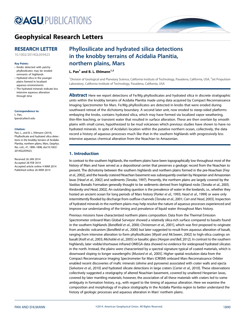 Phyllosilicate and Hydrated Silica Detections in the Knobby Terrains Of