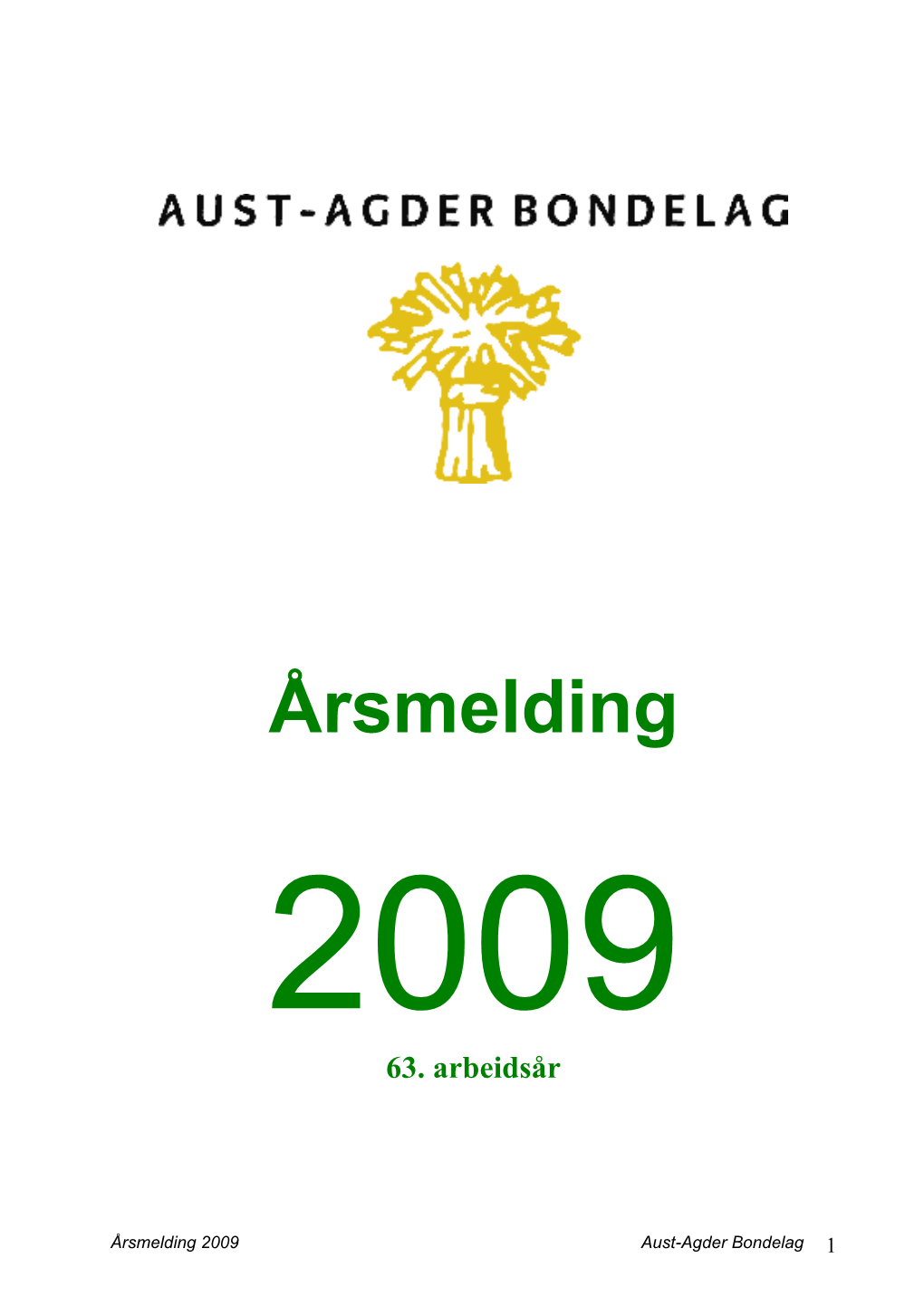 Aust-Agder Årsmelding 2009.Pdf
