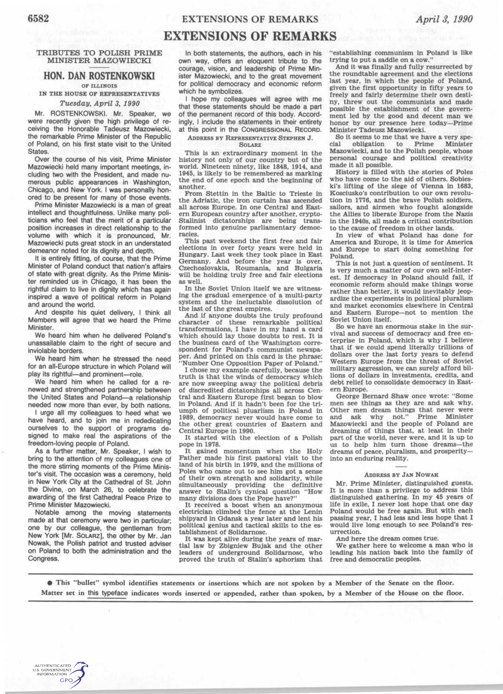 EXTENSIONS of REMARKS April 3, 1990 EXTENSIONS of REMARKS