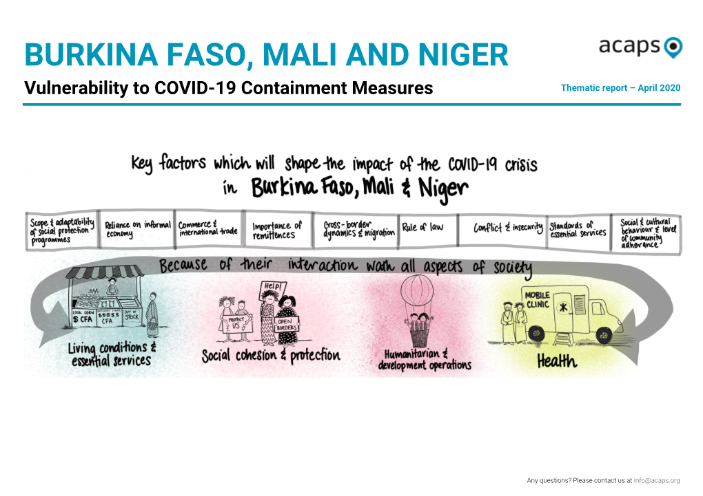 Burkina Faso, Mali and Niger