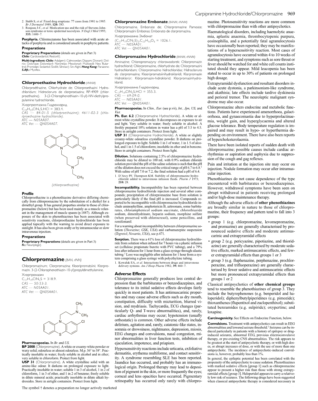 Chlorpromazine(BAN, Rinn)