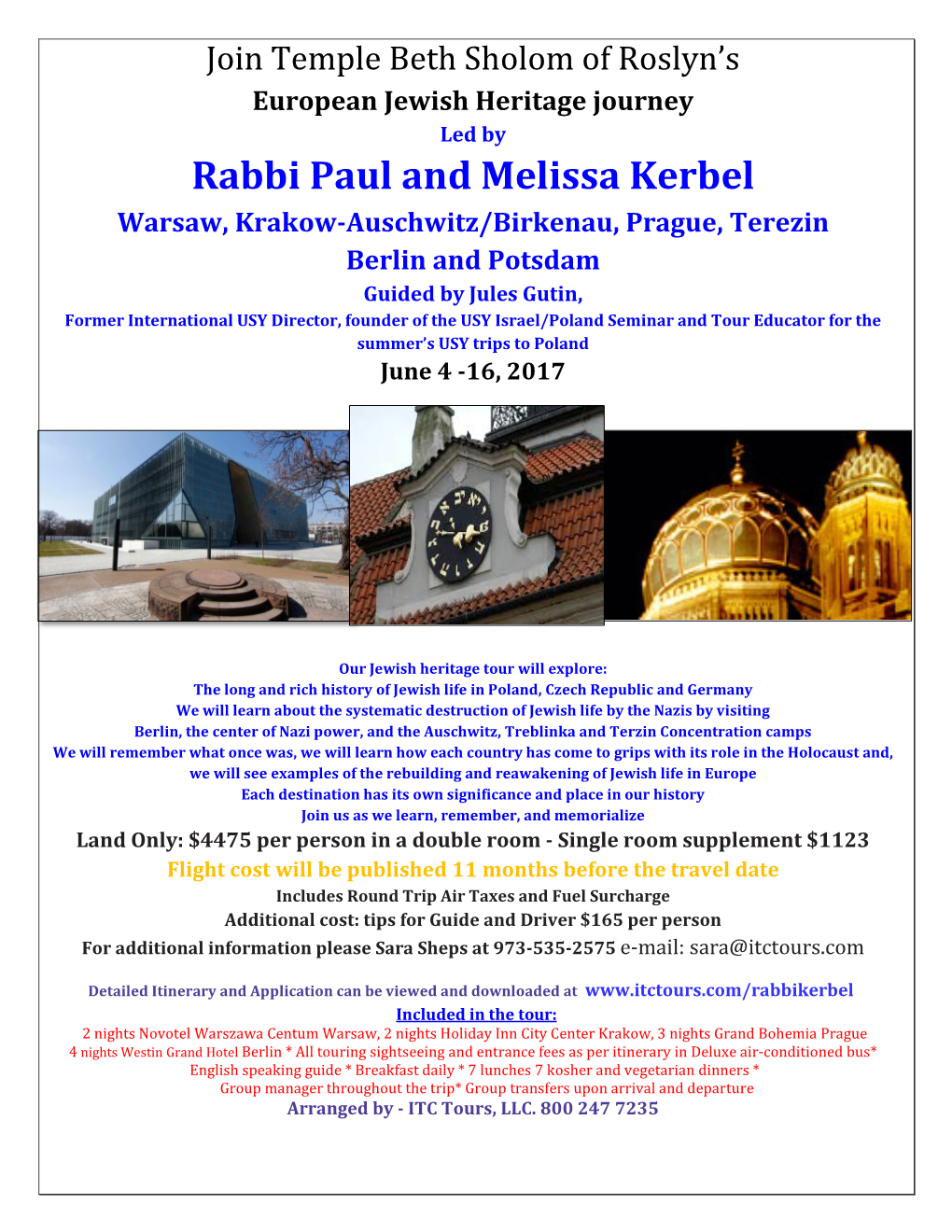 Rabbi Paul and Melissa Kerbel