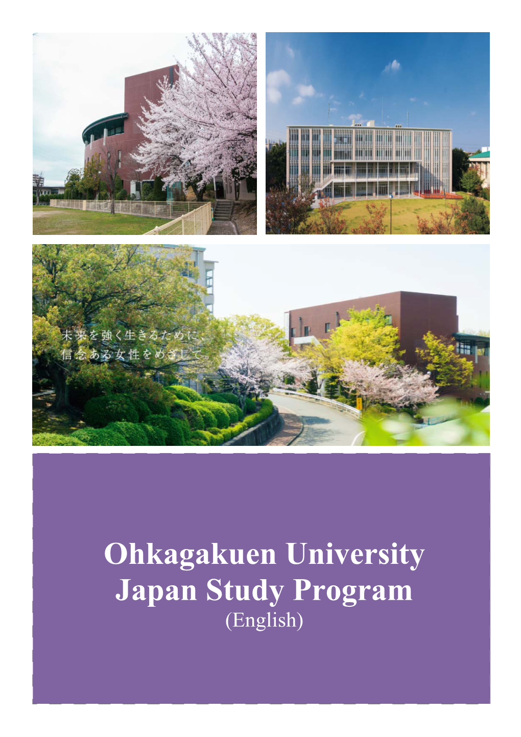 Ohkagakuen University Japan Study Program (English) the Pull of Ohkagakuen University