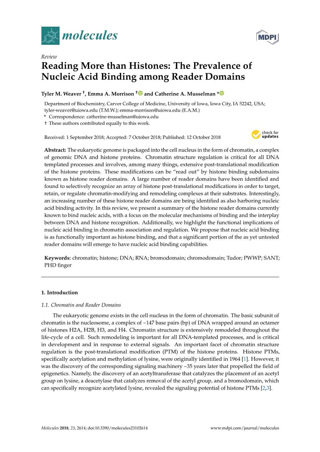 The Prevalence of Nucleic Acid Binding Among Reader Domains