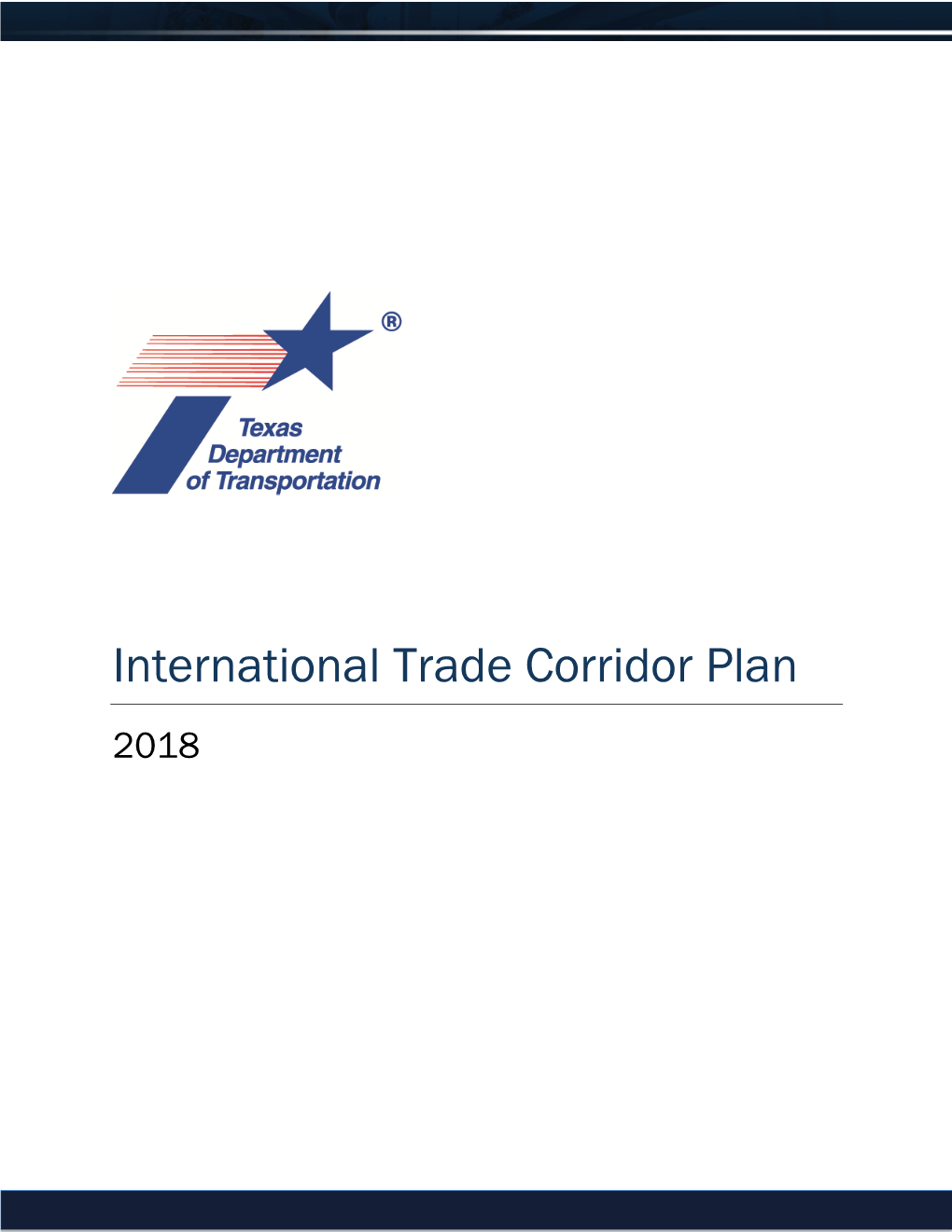 International Trade Corridor Plan 2018