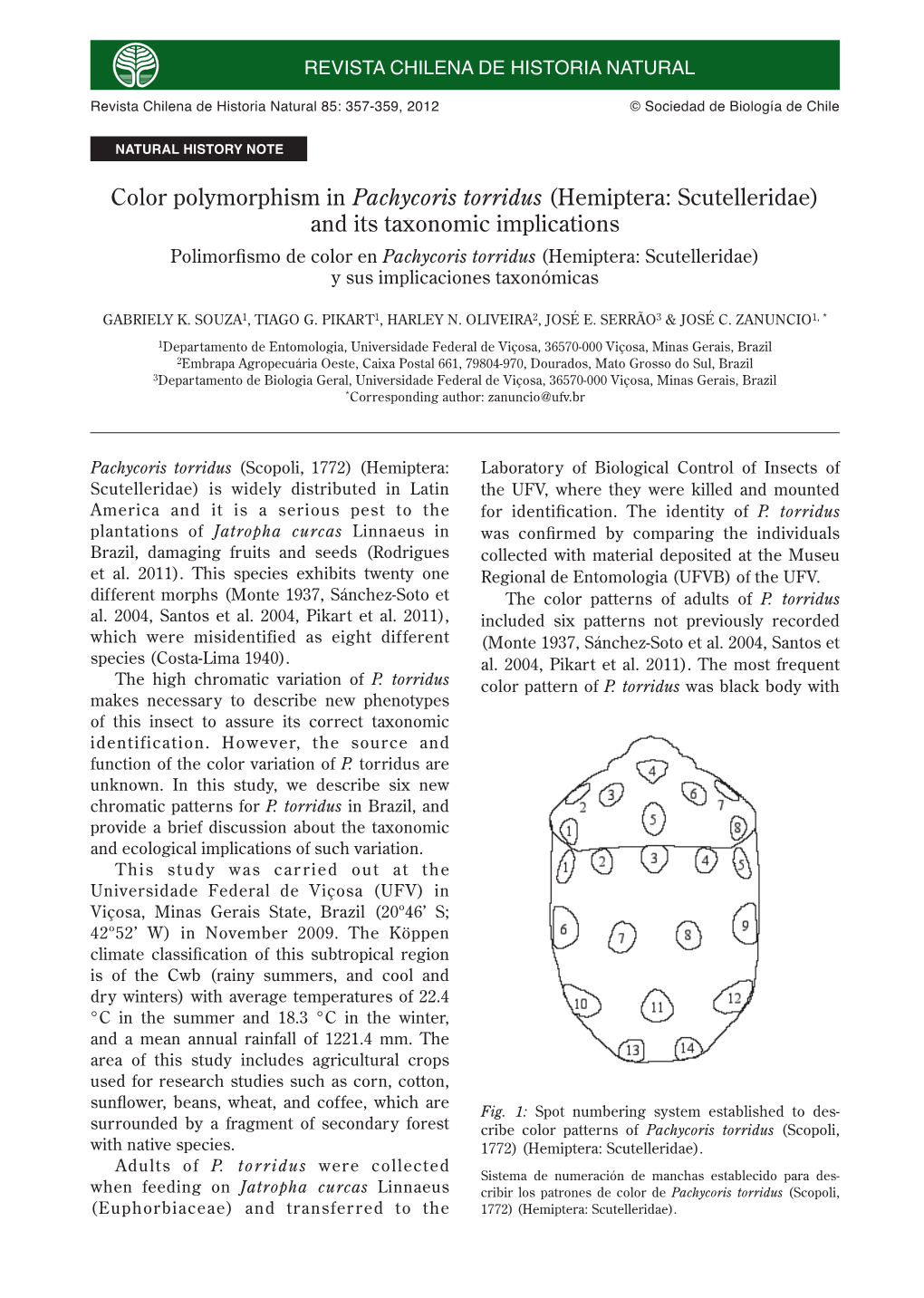 Revista Chilena De Historia Natural