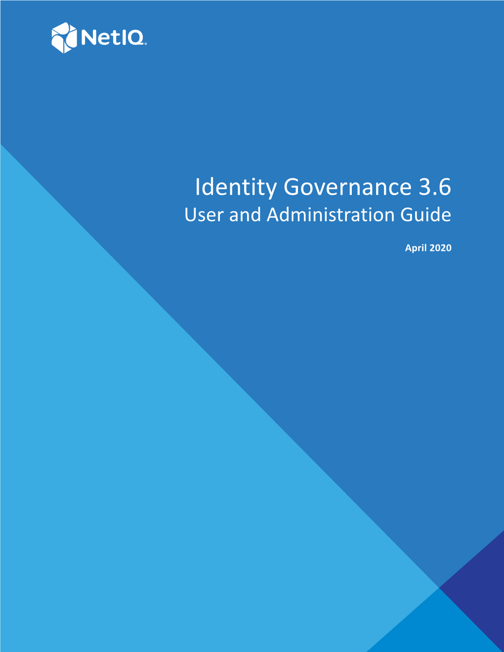 Identity Governance 3.6 User and Administration Guide