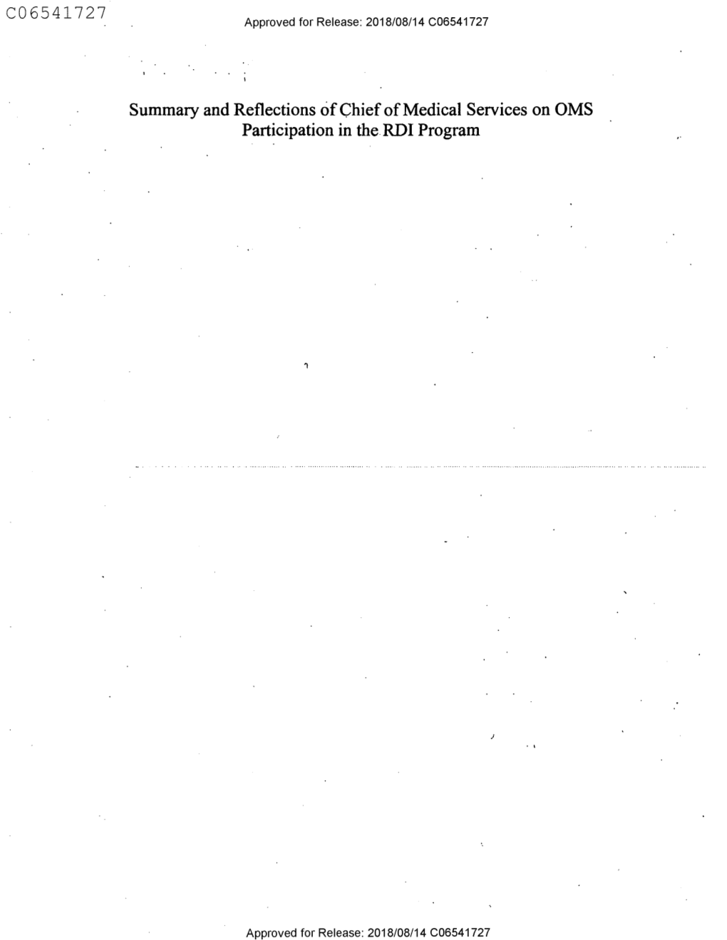 CIA's Prisoners," Washington Post, 15 July 2004; "CJ.A