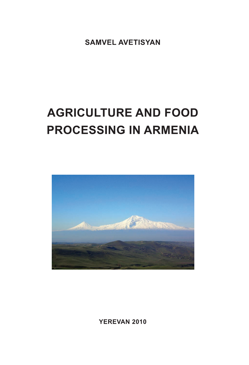 Agriculture and Food Processing in Armenia