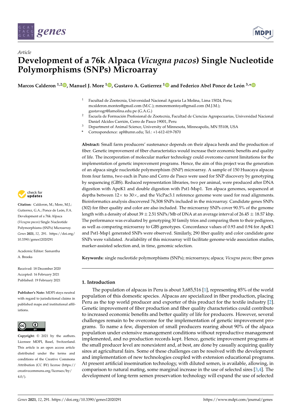 Snps) Microarray