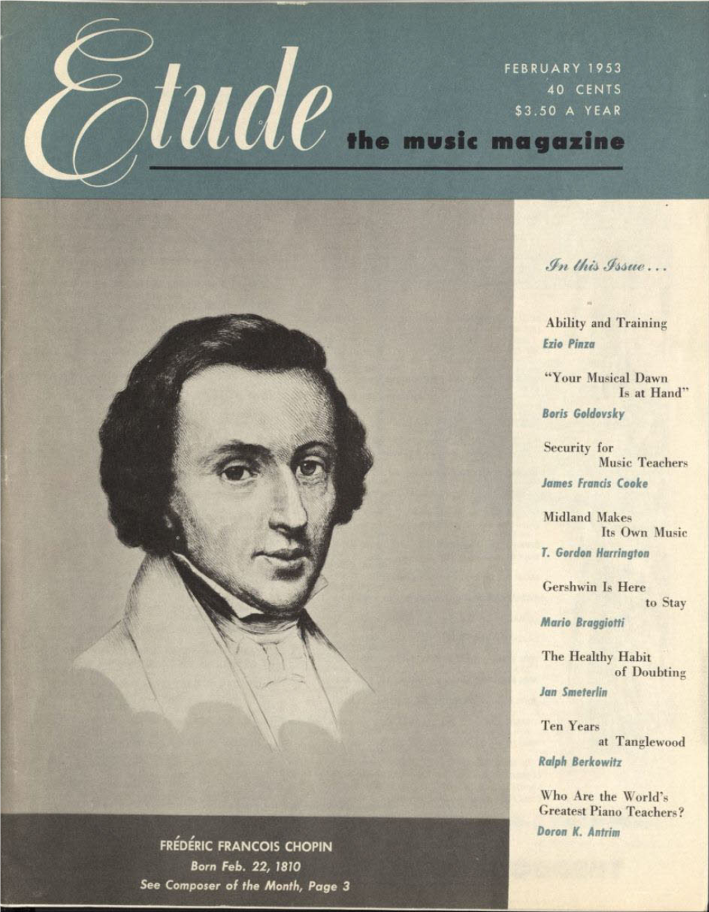 MUSICIANS· ETUDE Tic [Eb on Choral Literature Yilu'~E Offices, Bryn Mawr', Pa