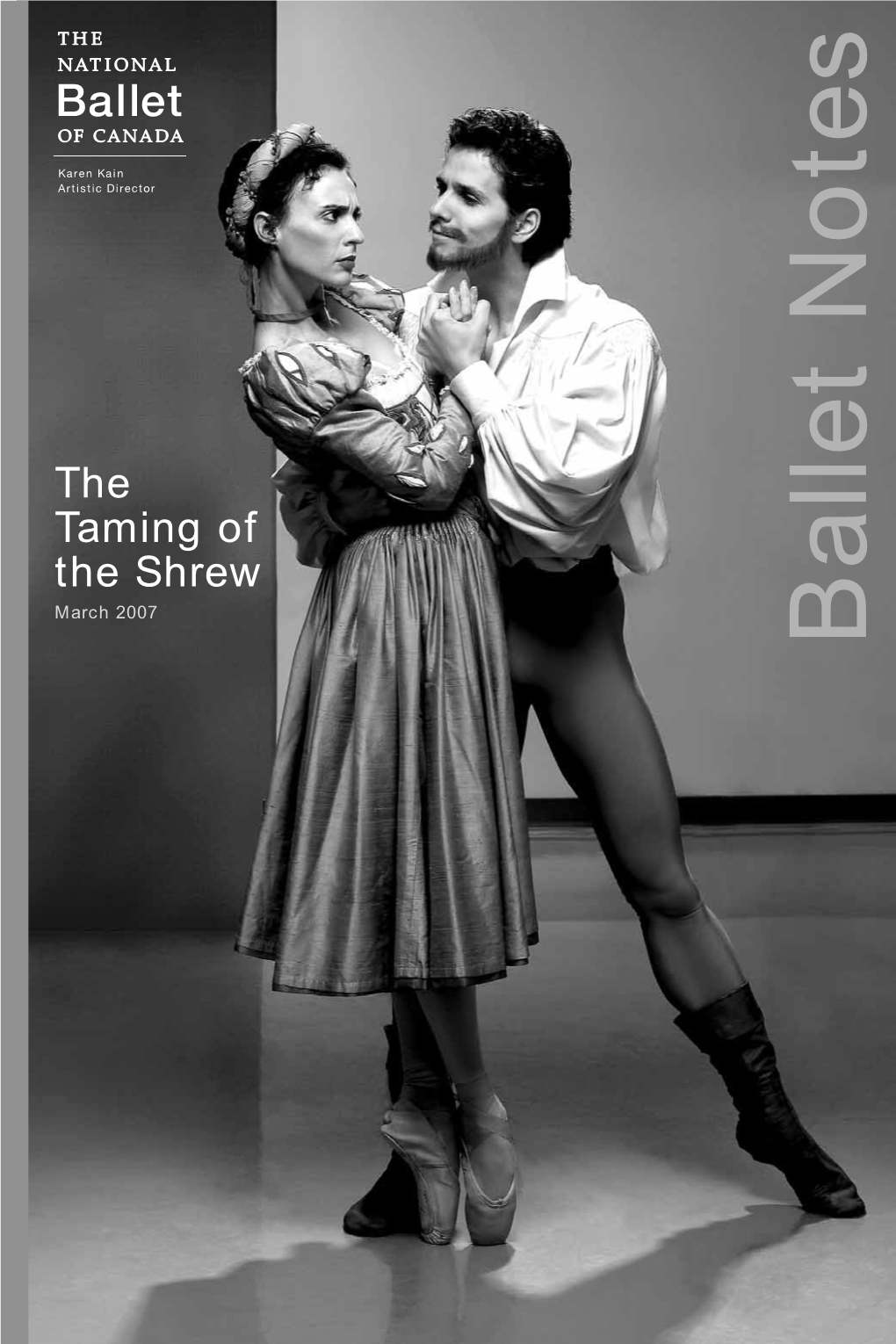 Ballet Notes Cover: Greta Hodgkinson and Guillaume Côté (2005)