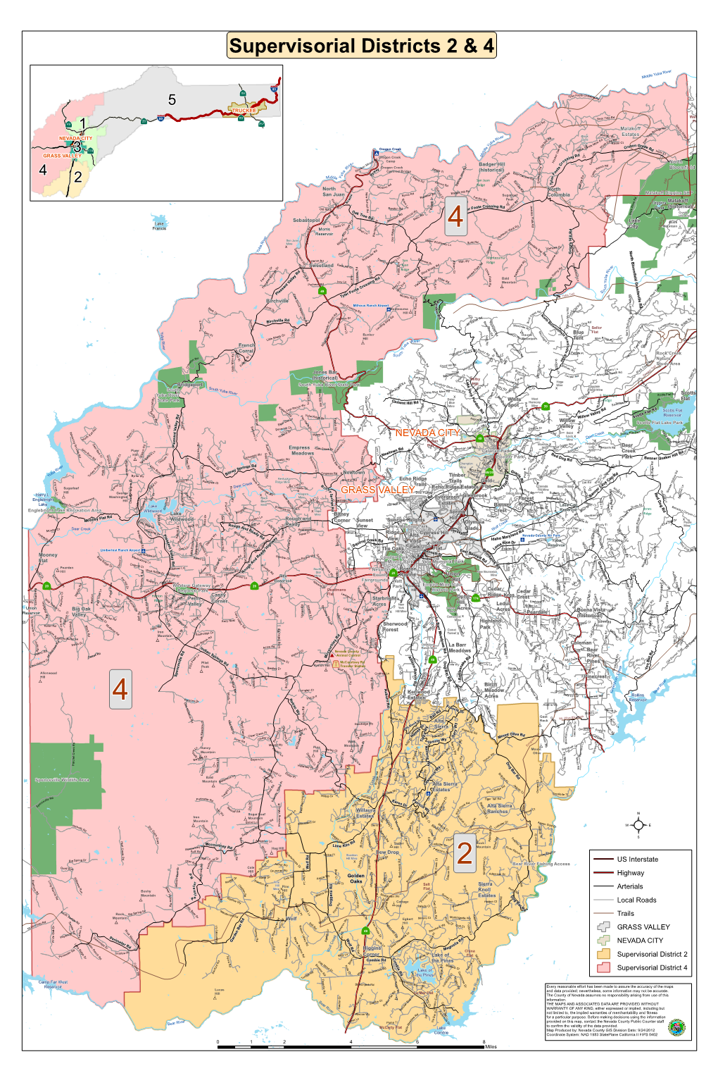 Supervisorial Districts 2 & 4