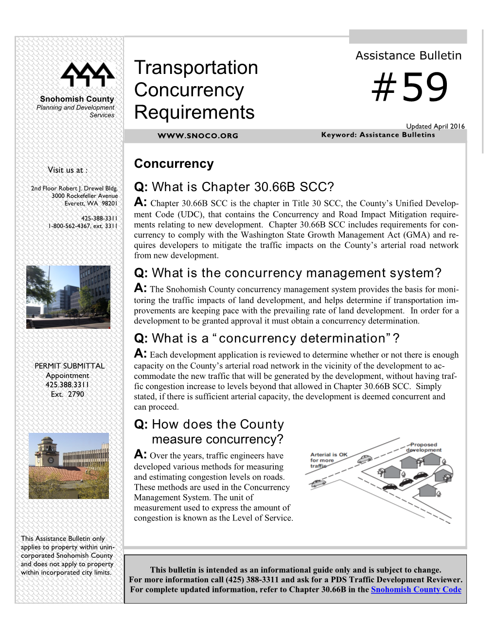 Transportation Concurrency Requirements Level of Service