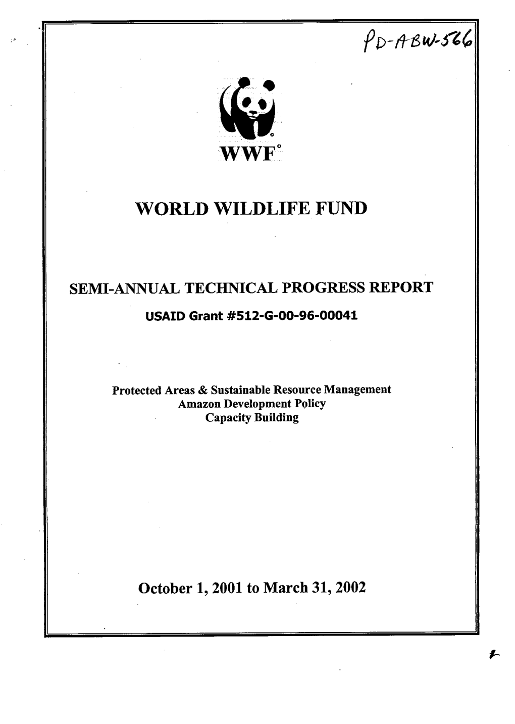 World Wildlife Fund