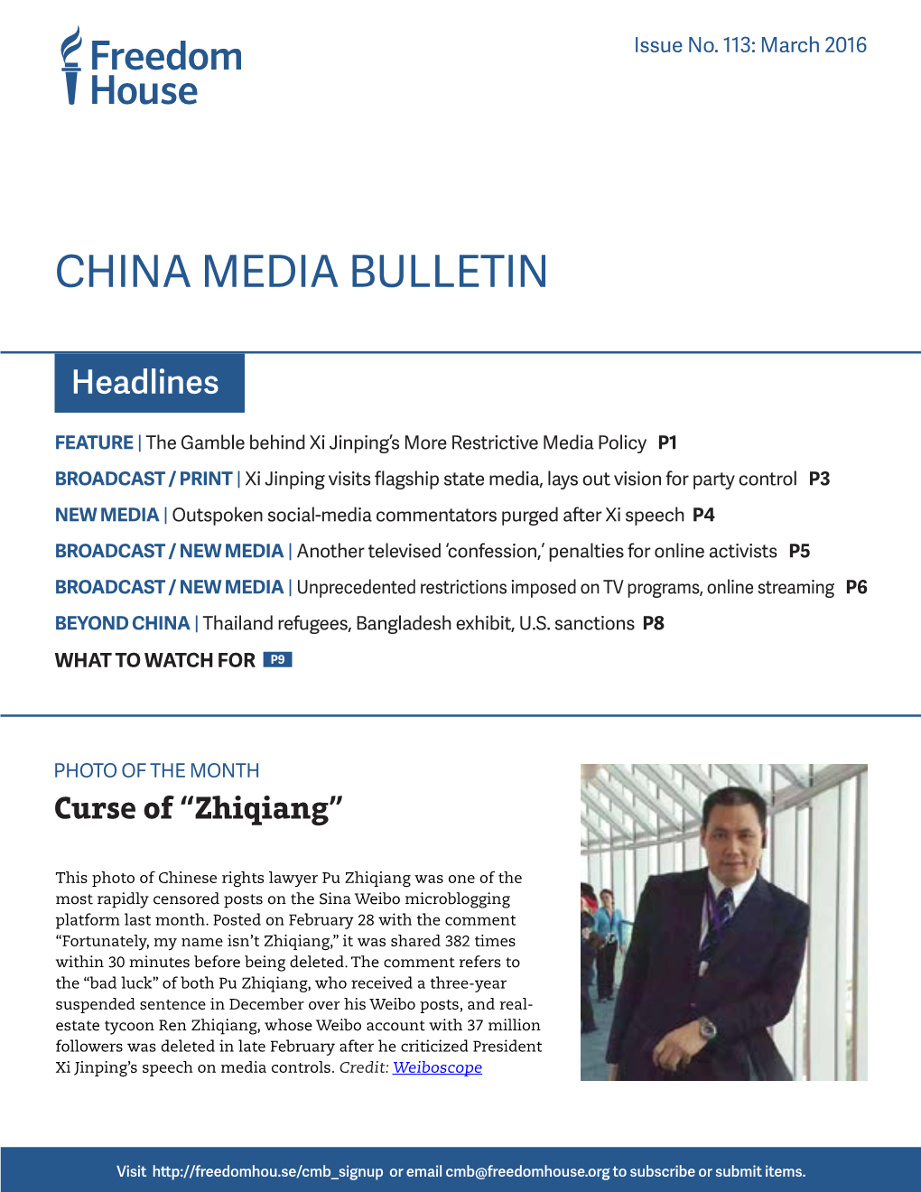 China Media Bulletin