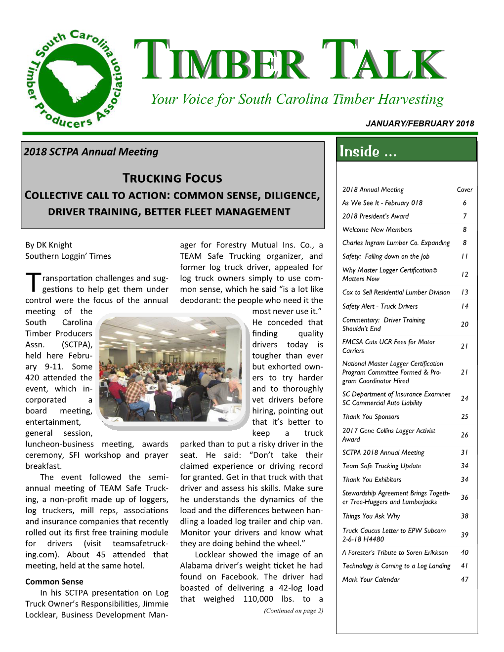 Timber Talk January /February 2018