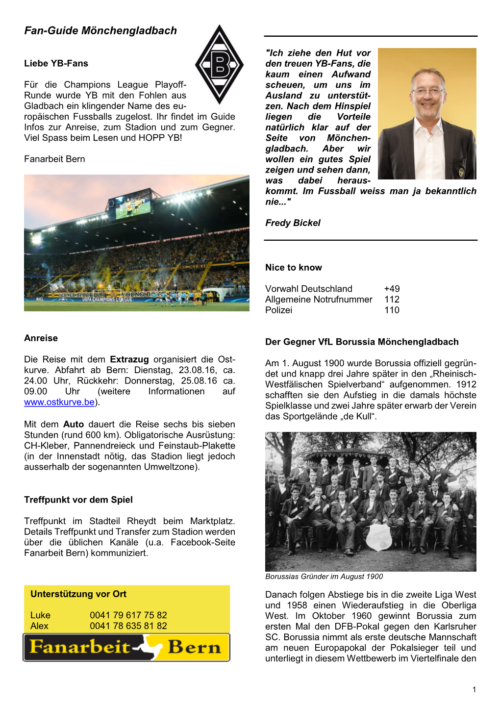 Fan-Guide Mönchengladbach