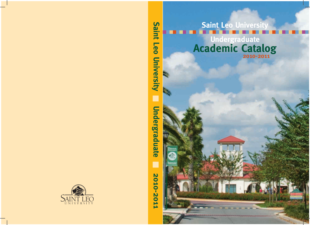 2010-2011 Undergraduate Academic Catalog