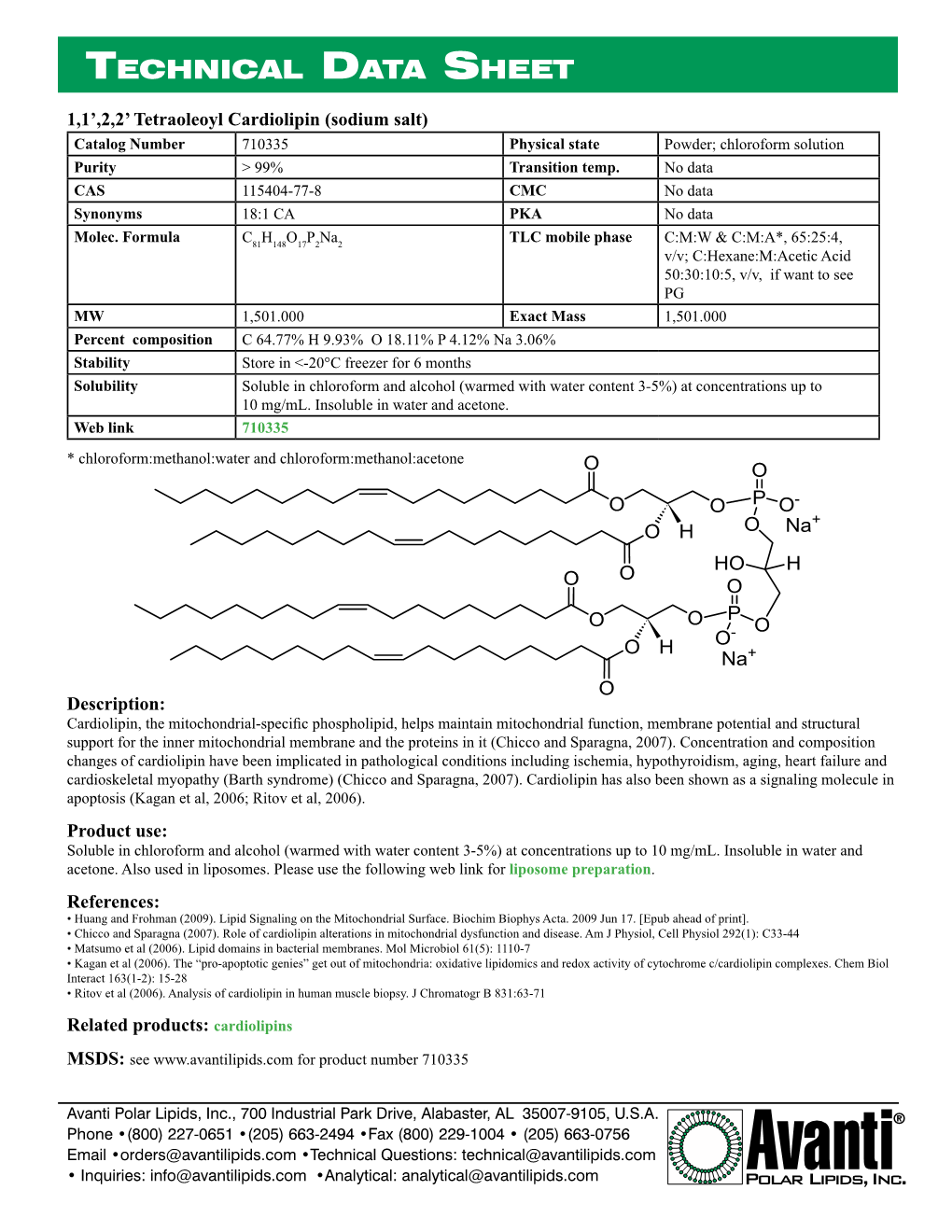 Technical Data Sheet