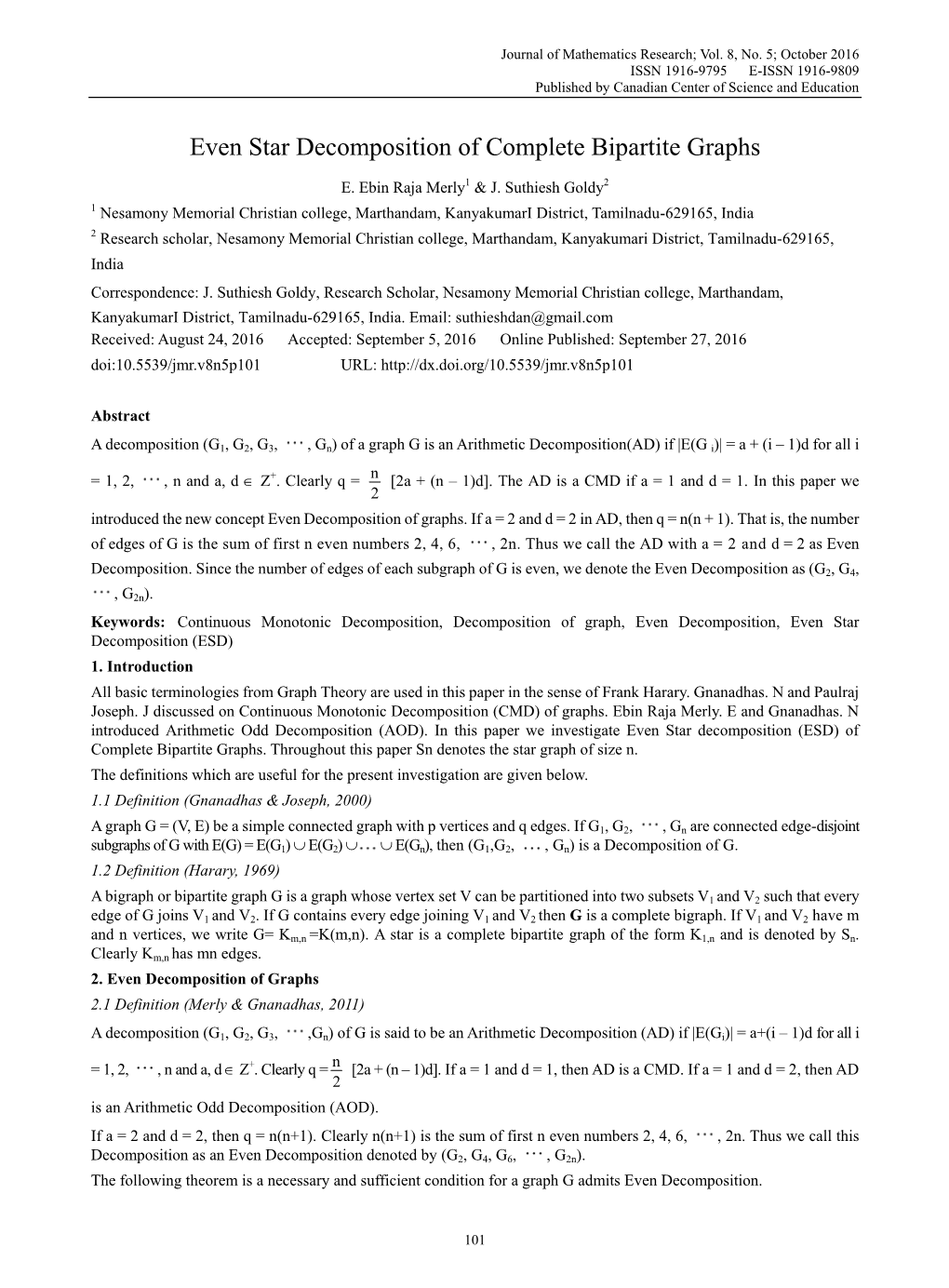 Even Star Decomposition of Complete Bipartite Graphs