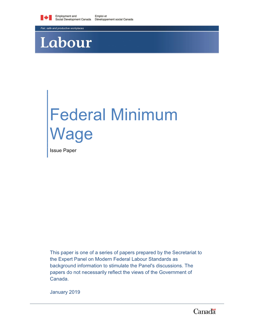 Federal Minimum Wage