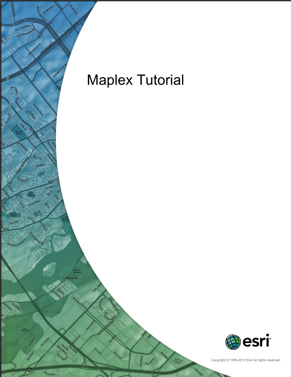 Maplex Tutorial