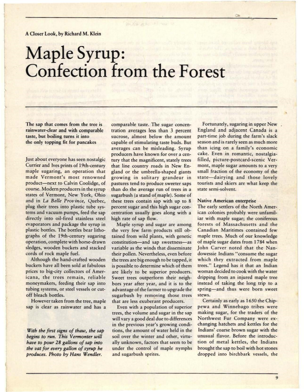 Vermontville Maple Syrup