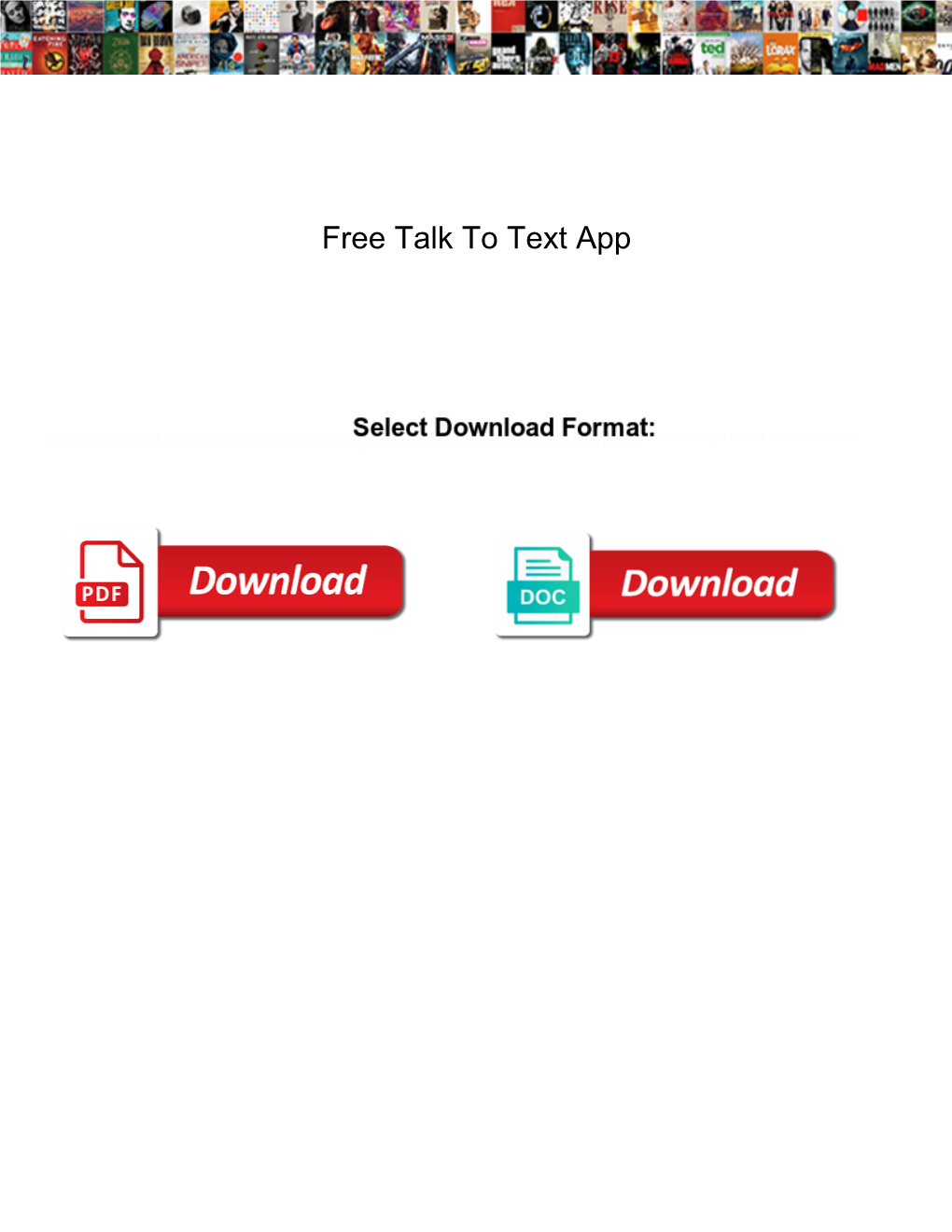 Free Talk to Text App